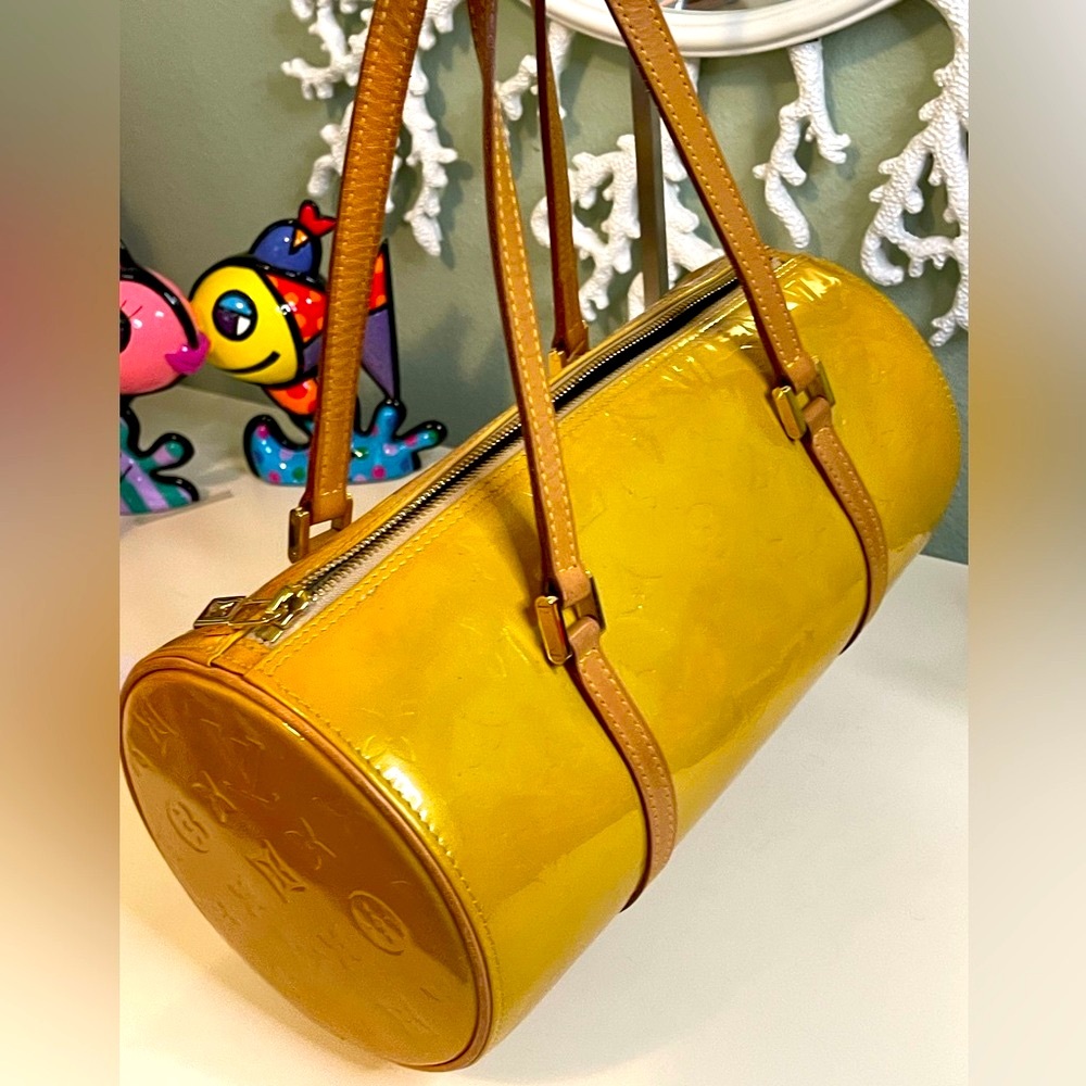 Louis Vuitton Yellow Vernis Papillion